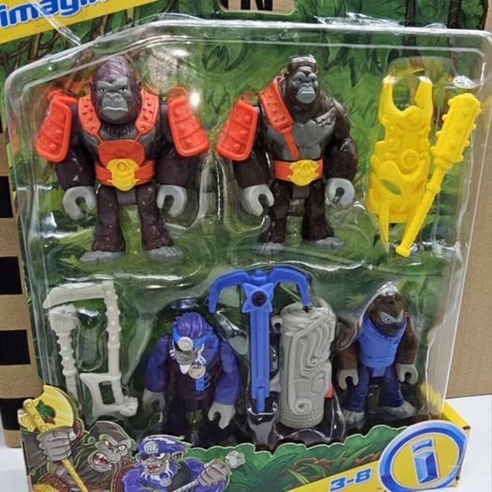 Fisher Price Imaginext Gorilla Fortress HTK86 & Boss Level Army Pack 2 Pack - Picture 3 of 16